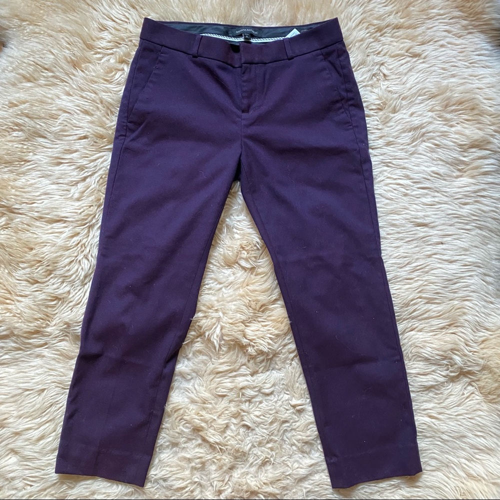 Banana Republic Avery-Fit Luxe Brushed Twill Pants